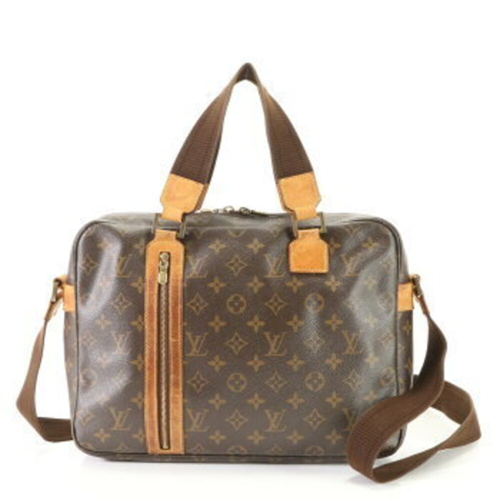 Louis Vuitton Monogram Sac Bosphore Leather Shoulder Bag Crossbody Tote